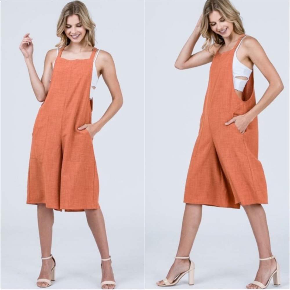 ADORABLE Rust Jumpsuit